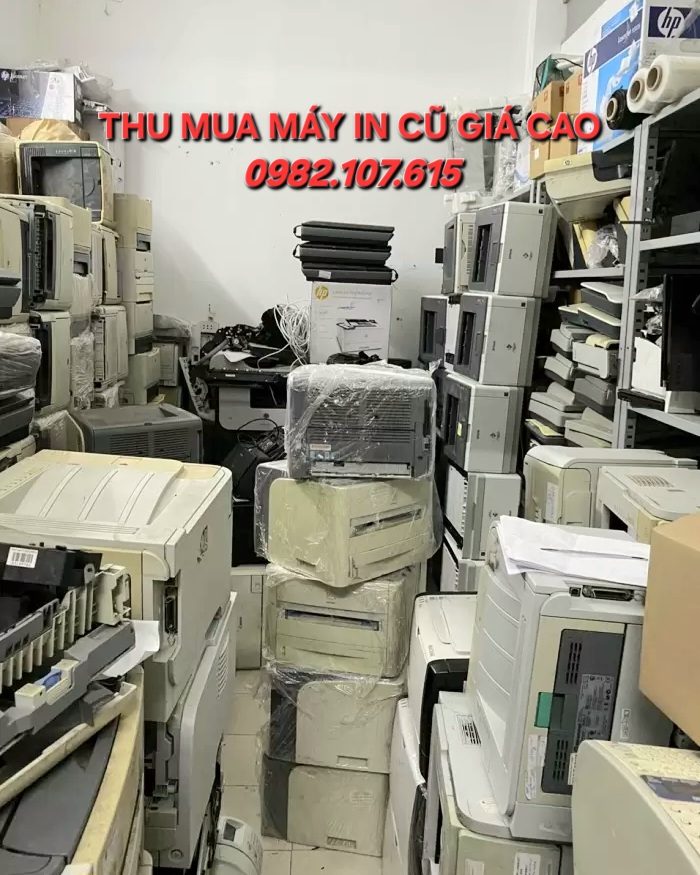 Thu máy in photocopy cũ hỏng giá cao - Anh Vũ