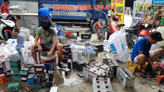 Đại lý thu mua ắc quy cũ phế liệu Hà Nội giá cao