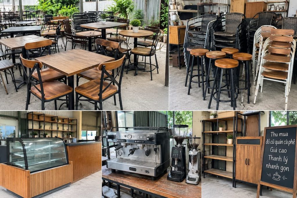 Thu Mua Đồ Cũ Quán Cafe Hà Nội Thanh Lý Trọn Gói Giá Cao